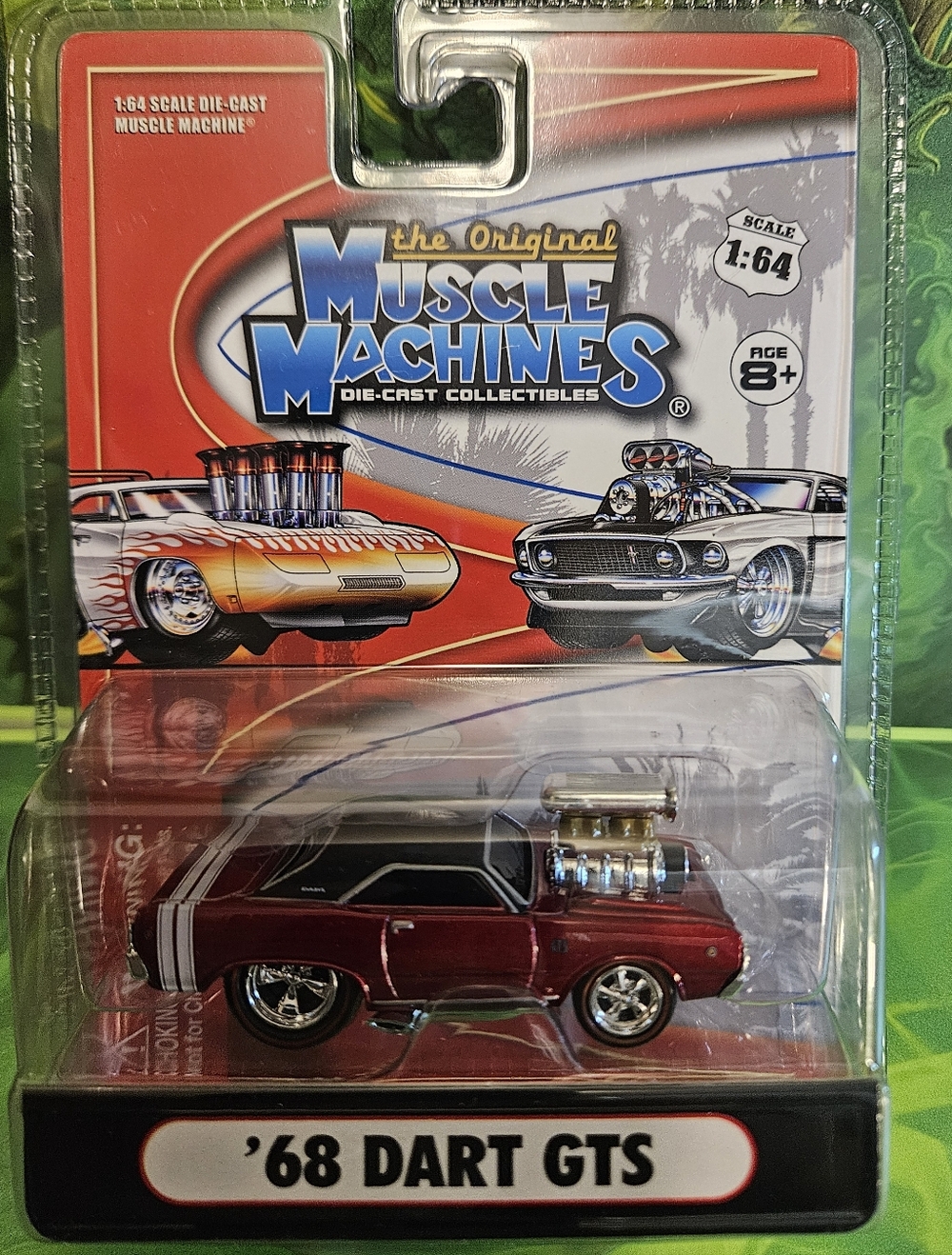 Vintage Muscle Machines '68 Dart GTS Die-Cast Collector  Car - Maroon